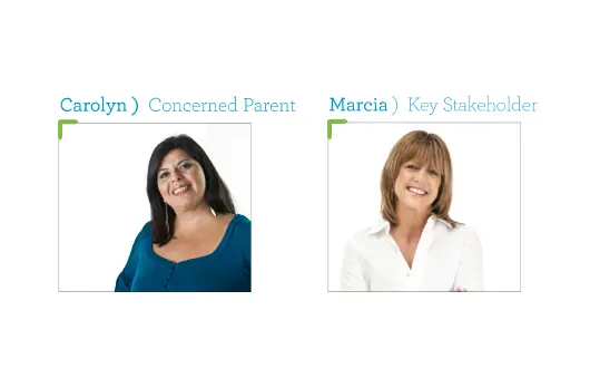 brand design canadian partnership against cancer personas