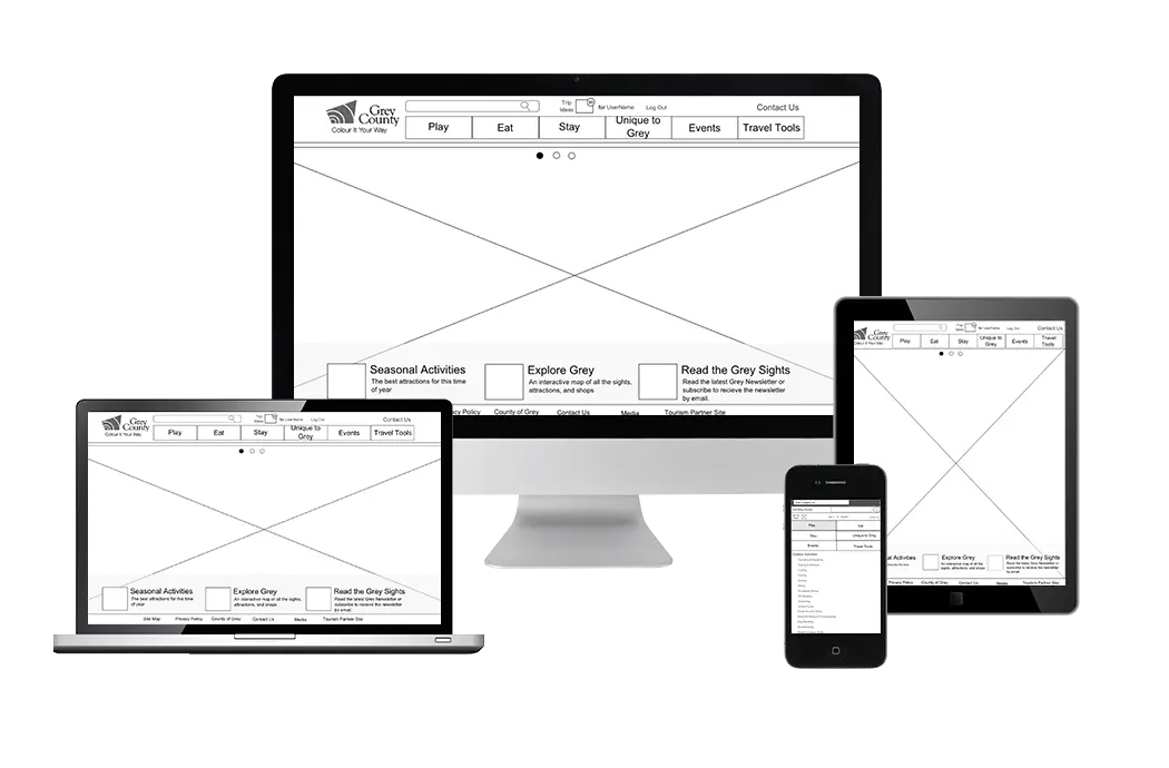 New Brunswick Power Website Wireframes